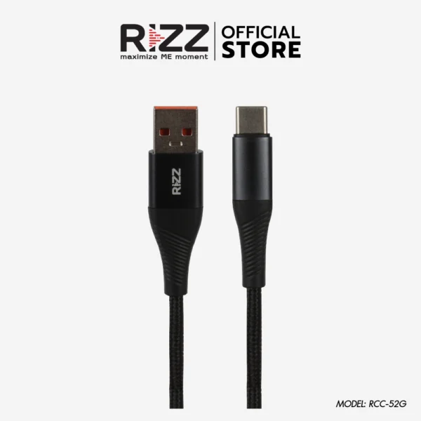 ริซซ์ สายชาร์จ USB-A to TYPE-C สำหรับไอแพดโปร ซัมซุง แอนดรอยด์ รุ่น RCC-52G - Image 2