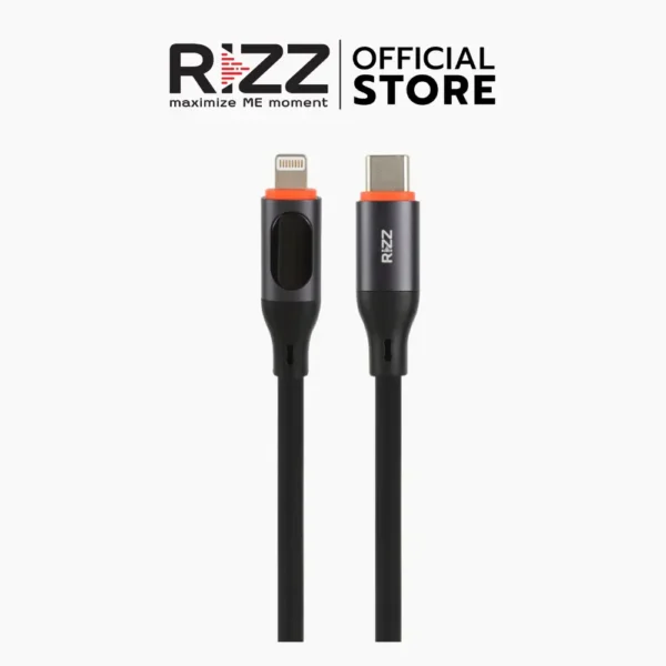 ริซซ์ สายชาร์จไอโฟน Type-C to Lightning รองรับการชาร์จเร็ว 30w ยาว 1.2เมตร  รุ่น RLC-31G - Image 3